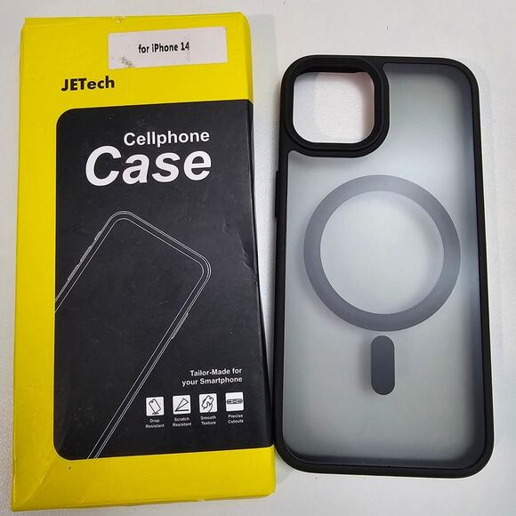 JETECH Phone Case For iPhone 14 Black New - Picture 1 of 2